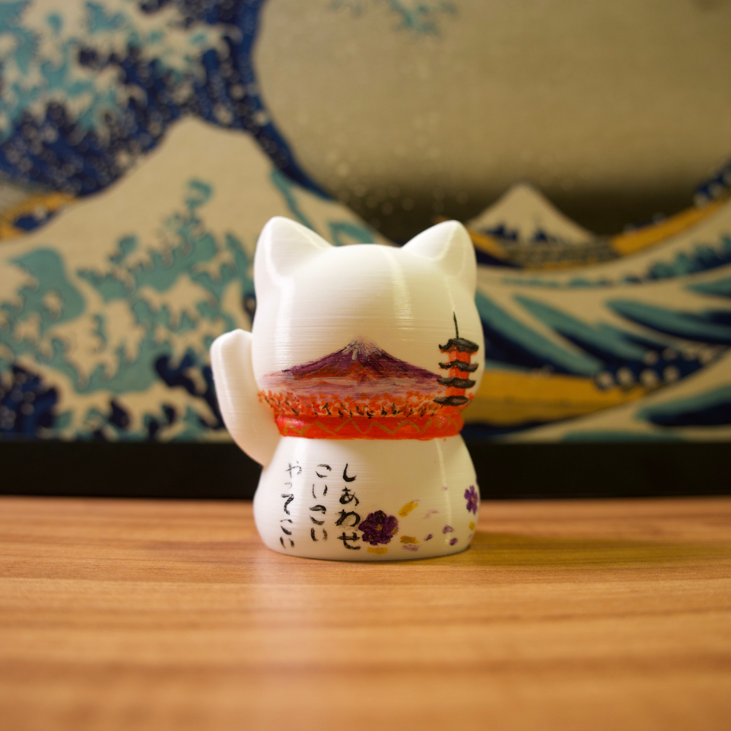 Gato da Sorte - 28 - Pagoda e Fuji