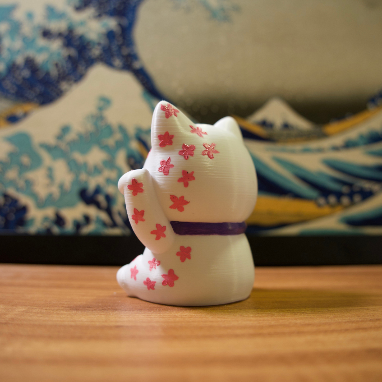 Gato da Sorte - 17 - Roxo e Sakuras