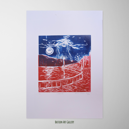 Poste e luar- bicolor