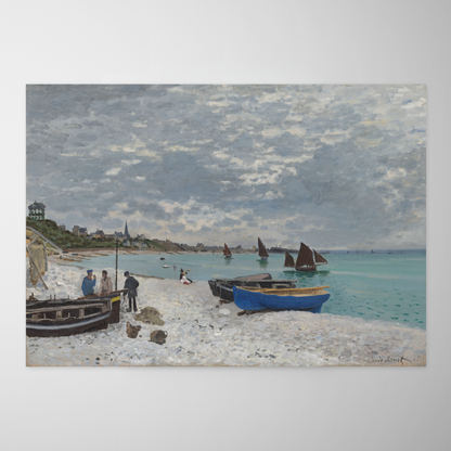 A Praia em Sainte-Adresse (La Plage à Sainte-Adresse)