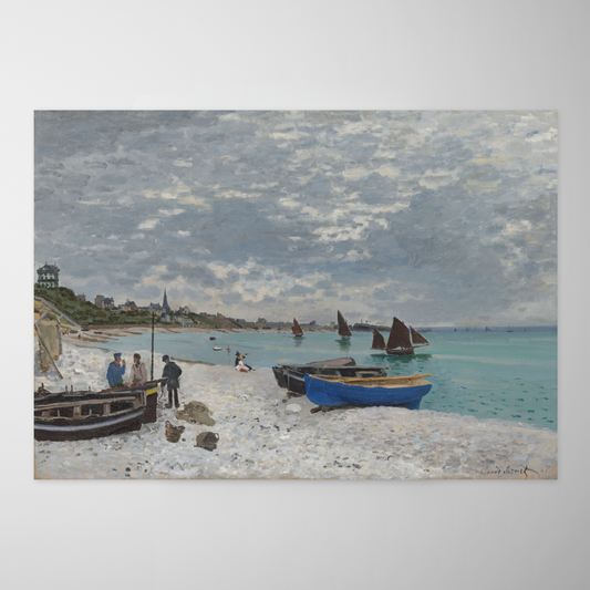 A Praia em Sainte-Adresse (La Plage à Sainte-Adresse)