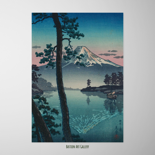 Monte Fuji visto da Baía de Tago