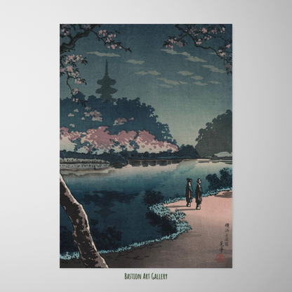 Jardim Sankei em Yokohama (Lago Shinobazu)