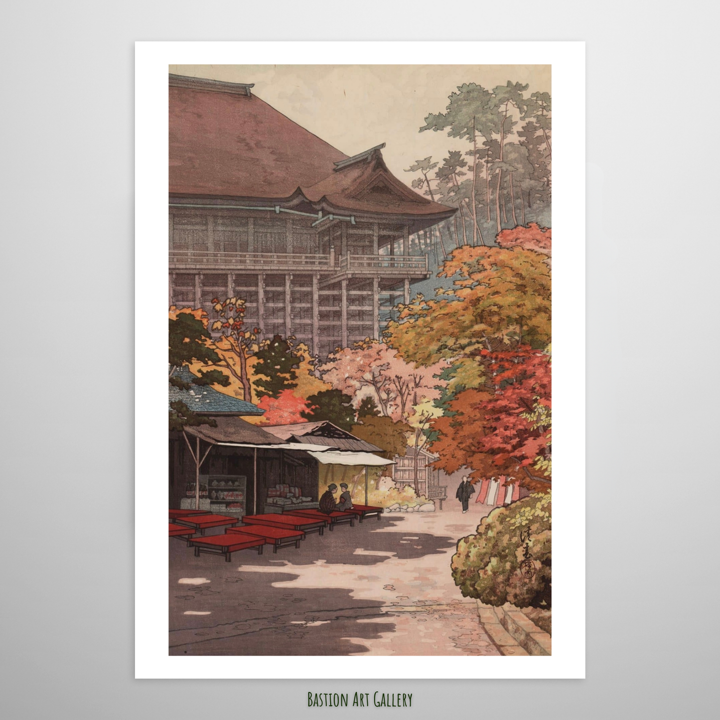 Folhas de Bordo no Templo Kiyomizu