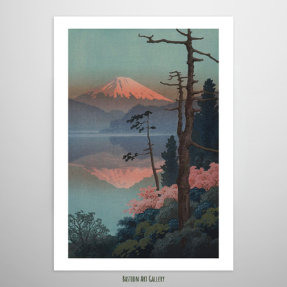 Monte Fuji ao Entardecer
