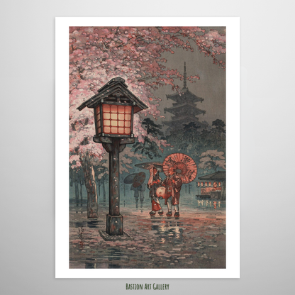 Chuva Noturna em Ueno