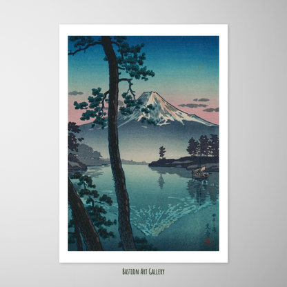 Monte Fuji visto da Baía de Tago