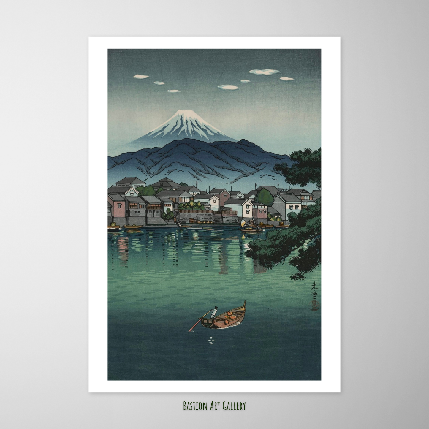 Porto de Numazu na Tokaido