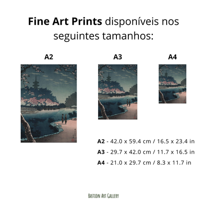 Jardim Sankei em Yokohama (Lago Shinobazu)