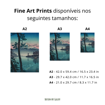 Monte Fuji visto da Baía de Tago