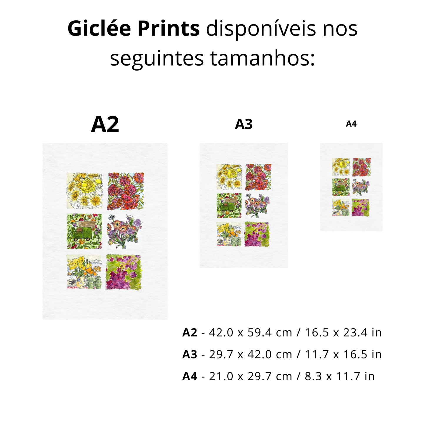 Tiny Diary Drawings 2023 - Flores - Edição Limitada