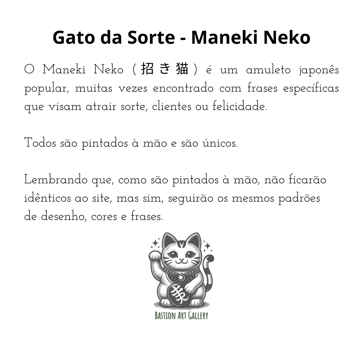 Gato da Sorte - 00 - Pinte do seu jeito