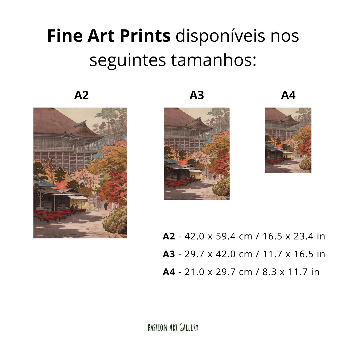 Folhas de Bordo no Templo Kiyomizu