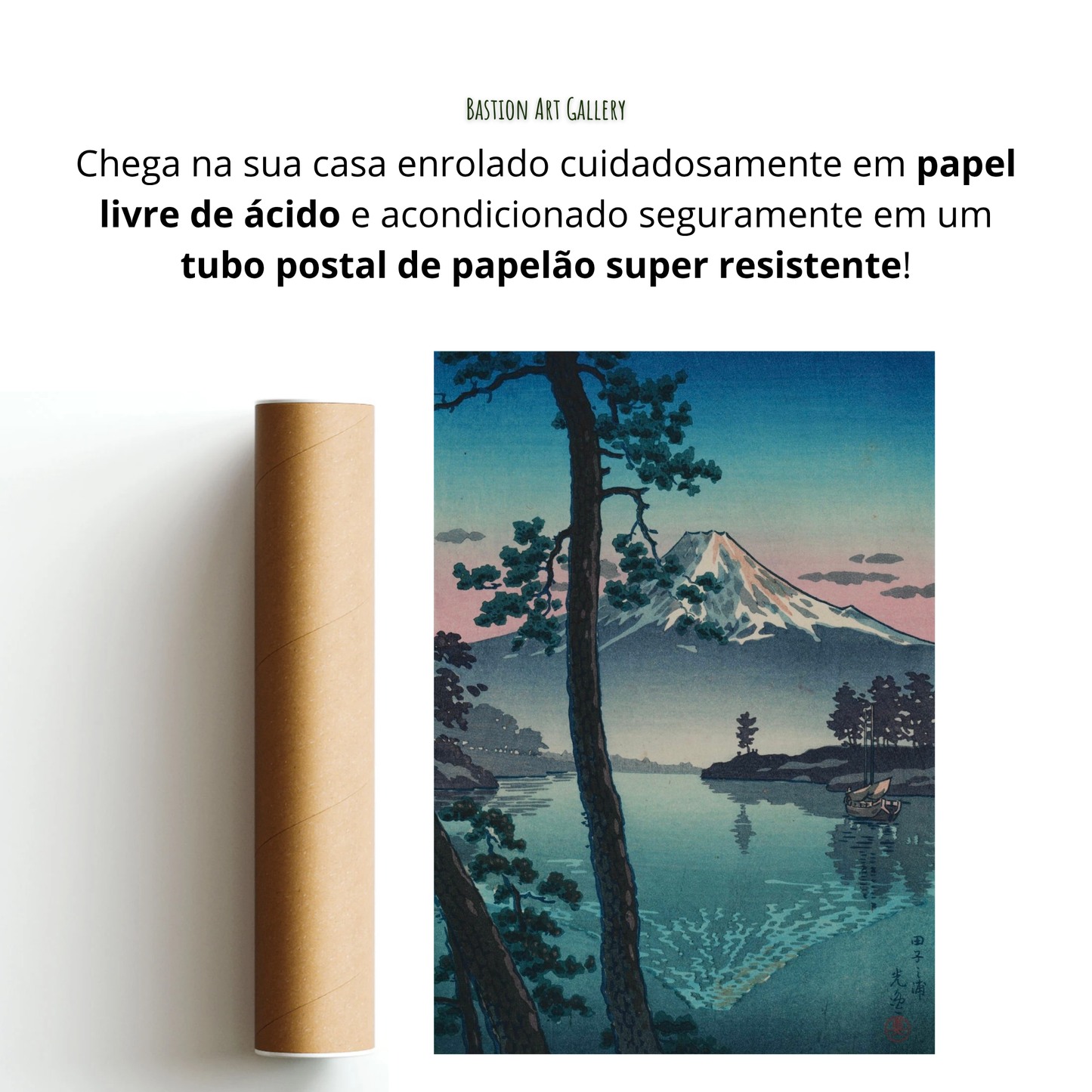 Monte Fuji visto da Baía de Tago