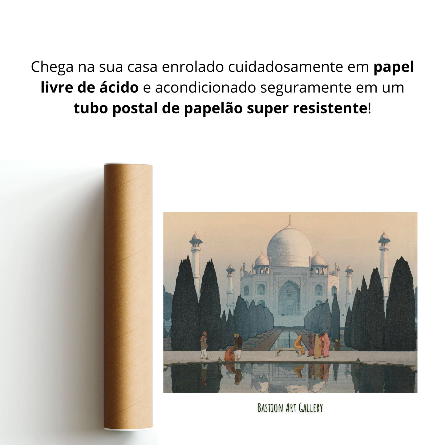 Névoa Matinal no Taj Mahal