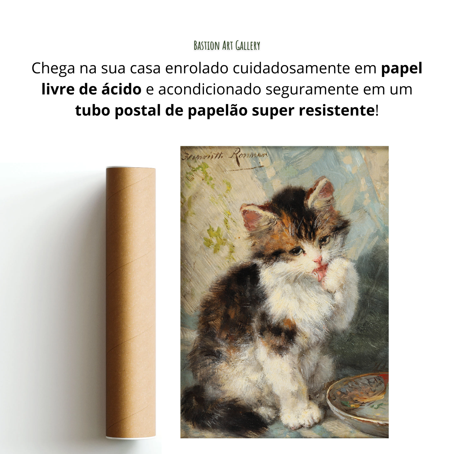 Gatinho Lambendo a Pata