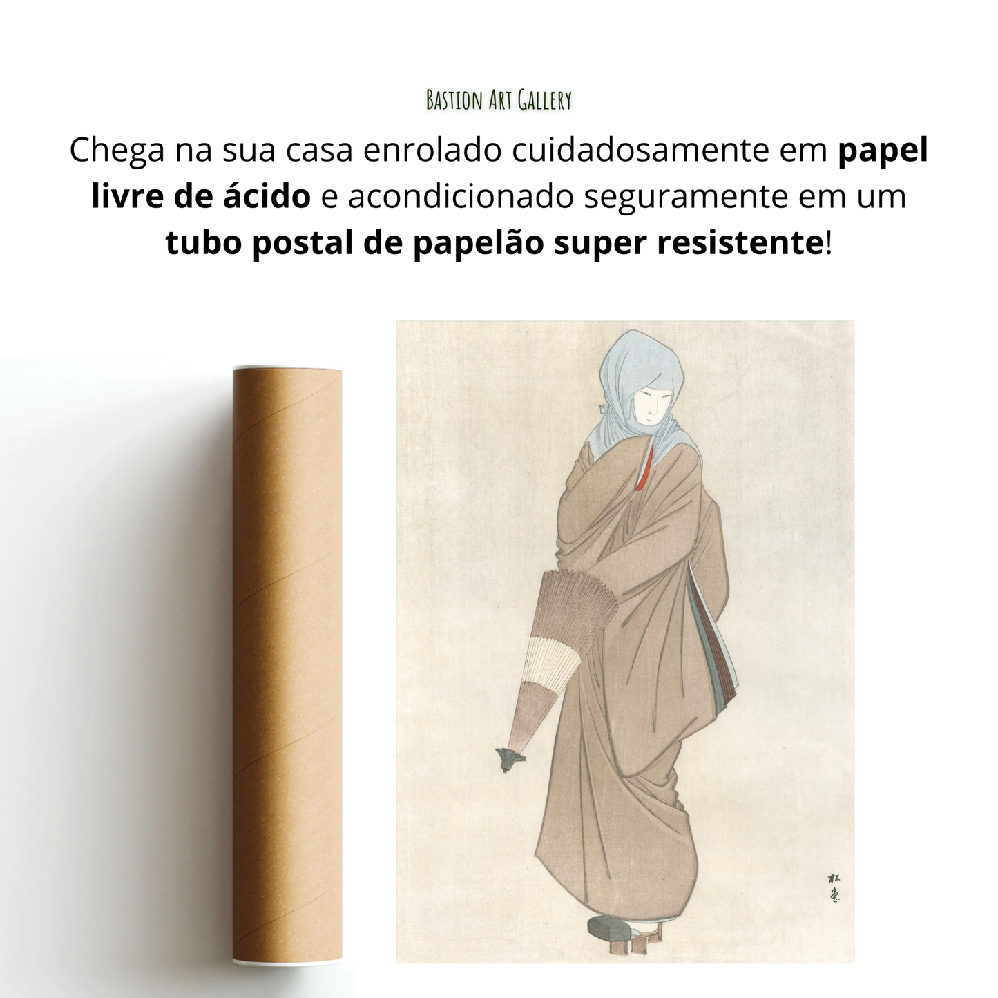 Beleza com um Guarda-chuva
